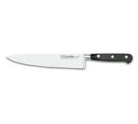 3 Claveles Cuchillo Cocinero Forjado Forge 20 cm-8" E 3C, Negro