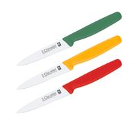 3 Claveles Light - Juego de 3 Cuchillos de Verduras 10 cm Acero Inoxidable Color Surtido