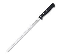 3 Claveles POM - Cuchillo Jamonero Alveolado Profesional Estrecho 29 cm Acero Inoxidable