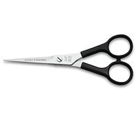 3 Claveles Relax - Tijera De Peluquería De Corte Negro 5.5", color Cranberry, 13.97 cm