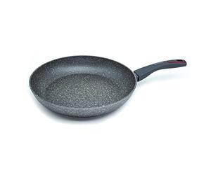 3 Claveles Sartén de 30 cm de diámetro de Aluminio Forjado con Inducción Total - Antiadherente y Mango de Baquelita - Válida para Todo Tipo de Fuegos