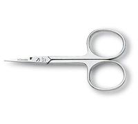 3 Claveles - Tijera Cutículas Recta 9 Cm Manicura Profesional, Para Cortar Cutículas, Acero Carbono, Niquelada, Tijera Recta, 44 g
