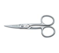 3 CLAVELES TIJERA UÑAS CURVA 4'' INOX