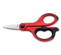 3 Claveles Tijera de electricista protectora roja 15 cm (6")