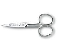 3 Claveles Tijera Uñas Recta De 11.5 Cm Manicura Profesional, 4,5", 100 g