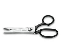 3 Claveles Tijera Zig-Zag Varios Usos de Acero Carbono-18 cm / 7", Negro, 18 cm (7")