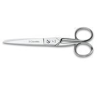 3 Claveles - Tijeras de Costura Multiusos, Sastrería y labores, Acero Carbono - (15cm - 6")