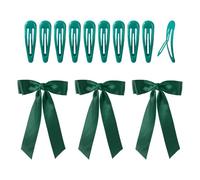 3 Clips De Cabello De Arco, 10 Clips Para El Cabello, Clips De Pato Verde De Personalidad, Accesorios Para El Cabello De Moda Para Mujeres, Decoraciones De Peinado De Ropa.