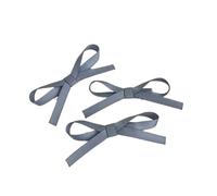 3 clips de encaje de una palabra, bonitas cintas de ambiente femenino, pinzas trenzadas con lazo pequeño, pinzas para el pelo de princesa (azul, 3 piezas)