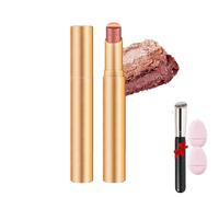 3-Color Gradient Eyeshadow Stick Set,Waterproof Long-Lasting Cream & Glitter Eyeshadow Sticks,For Day And Night,Portable Glitter Shadow,For Women (#4, SIZE)
