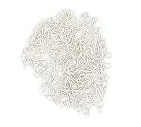 3 Colores 200 Unids / bolsa Ojo Pins Eyepins Aleación Hilo Tornillo Ganchos de ojo Joyas Resultados, Tornillos de aleación de zócalos para pendientes de cuentas de joyería(Plata)