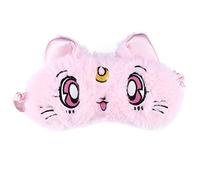 3 Colores de Dibujos Animados Máscara de Ojos Cubierta Dormir Ronquidos Sombra de Ojos Lindo Gatito Viaje Siesta Descanso Parche, Calma Relaja Tus Ojos, Hidrata la Piel de los Ojos, Mejora el(rosado)