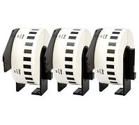 3 Compatibles Rollos DK22210 DK-22210 29mm x 30,48m Etiquetas continuas para Brother P-Touch QL-500 QL-550 QL-560 QL-570 QL-700 QL-720NW QL-800 QL-810W QL-820NWB QL-1050 QL-1060N QL-1100 QL-1110NWB