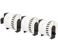 3 Compatibles Rollos DK44205 DK-44205 62mm x 30,48m Etiquetas continuas removibles para Brother P-Touch QL-500 QL-550 QL-560 QL-570 QL-700 QL-720NW QL-800 QL-810W QL-820NWB QL-1050 QL-1100 QL-1110NWB