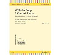 3 Concert Pieces Flûte Traversiere: Flute and Piano.