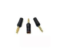 (3 conectores banana macho de 3,5 mm a conector banana hembra tipo bala de 35 mm) (3 unidades)