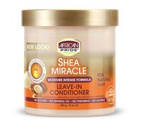 African Pride Shea Butter Miracle Leave-In Conditioner 15oz Jar by African Pride (Pack of 2)