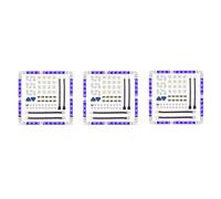 3 Conjunto Conector de Tira de LED Conector de Tira de Luz RGB Sin Soldadura de 4 Pines Y 10 mm para 5050 SMD - Conectores Sin Espacios, Conectores En