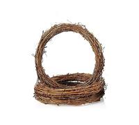 3 coronas de ratán natural de 9.84 pulgadas, corona de ramas de vid, corona de ratán, guirnalda de decoración para festivales, coronas y decoraciones de boda