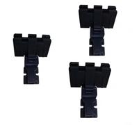 3 cubiertas de bisagra de plástico ABS para Denon DP-900M | Cobertura segura contra el polvo, material ABS, fácil configuración sin herramientas, aspecto negro moderno
