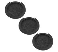 3 cubiertas de goma para boca de guitarra Yootones, compatibles con guitarra ac stica (negra).