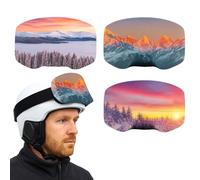 3 Cubiertas Protectoras Resistentes A Los Arañazos Para Gafas De Esquí, Equipos Deportivos Para Exteriores, Herramientas De Almacenamiento Para Gafas De Nieve, Accesorios De Viaje Portátiles.