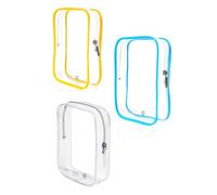 3 cubos de embalaje 3-1-1, bolsa de aseo para líquidos aprobada por la TSA, para vacaciones, artículos esenciales de avión, artículos imprescindibles para viajes internacionales, organizador de