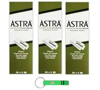 3 cuchillas de afeitar Astra Superior Platinum 100 unidades + llavero Beni Culinari gratuito