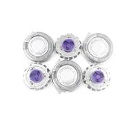 3 Cuchillas De Repuesto HQ8 Compatibles Con Philips HQ7141 HQ7390 HQ7714 HQ7142 HQ7143 HQ7360 HQ7390 HQ8894 HQ7300 HQ6075 PT880