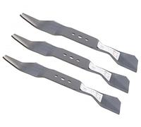 3 cuchillas para cortacésped Husqvarna Rider 11C, B11C, 13, 13AWD, 13AWS, 13C, 15C, 2116CMA, 13BIO / 5055445-01, 5796525-01, 5796525-10, 544 0677-10 01