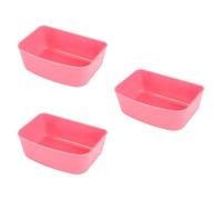 3 cuencos colgantes para jaula de mascotas, multiusos, para cachorros, gatitos, gatos, animales pequeños, 5 x 3.6 x 1.8 pulgadas