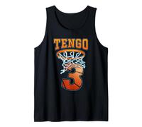 3 Cumpleaños Niño o Niña Tengo 3 Años Baloncesto Canasta Camiseta sin Mangas