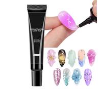 3 D Gel de escultura: pegamento de moldeo de uñas no pegajoso, gel artístico para la extensión de las uñas, suministro de decoración de salón creativo, material profesional flexible | Boda Formal Form