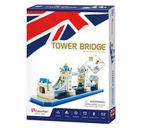 3-d Puzzle - Tower Bridge: 3D Jigsaw Puzzles For Adults | 3D Puzzle For Kids +14 Years | 3D Puzzles Adult | Model Building | 52 Pieces | Easy To Assemble