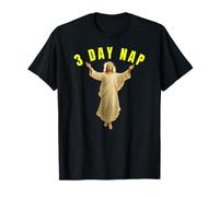 3 Day Nap Funny Religious Humor Design Christian Jesus Tees Camiseta
