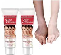 3 Days Kojic Acid Whitening Moisturizing Cream | Skin Lightening Cream for Dark Skin,Dark Spot Corrector Cream,Skin Bleaching Cream for Body,Underarms, Armpit, Knees (2Pcs)