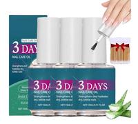 3 Days Nail Care Oil With Keratin,2026 New Nail Strengthener Polish,Fast Strengthening And Hydrating For Dry,Weak & Brittle Nails (U-3Pcs, 8.2 * 3.8CM)