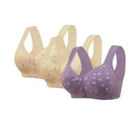 3 de lote apoyo de garganta deportiva mujer sin espalda sujetador anti flacidez sujetador transpirable deporte yoga push up bustier sujetador sexy cubierta completa mujer sin marco sujetadores