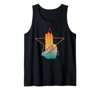 3 Dedo Saludo Tres Dedo Símbolo Político Lenguaje Mano Camiseta sin Mangas