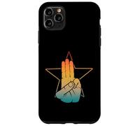 3 Dedo Saludo Tres Dedo Símbolo Político Lenguaje Mano Carcasa para iPhone 11 Pro Max