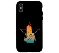 3 Dedo Saludo Tres Dedo Símbolo Político Lenguaje Mano Carcasa para iPhone X/XS