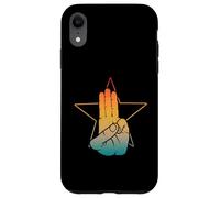 3 Dedo Saludo Tres Dedo Símbolo Político Lenguaje Mano Carcasa para iPhone XR