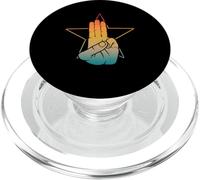 3 Dedo Saludo Tres Dedo Símbolo Político Lenguaje Mano PopSockets PopGrip para MagSafe