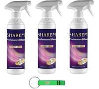 3 desodorantes Due Profumatore Bifase Ambiente Tessuti Sharem, desodorante de tela, ambientador perfumado, spray de 500 ml + llavero Beni Culinari gratis