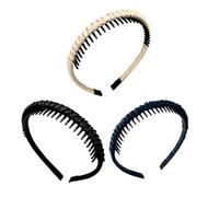 3 diademas antideslizantes para entrenamientos, yoga, lavado facial, ajustables, transpirables, trenzadas para mujeres