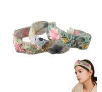 3 diademas bordadas florales, diademas de primavera para mujer, accesorios finos, cómodos y transpirables, diseño antideslizante, para cabello de mujer