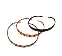 3 diademas finas acrílicas para el pelo para mujeres, hombres y niñas, elegantes diademas con dientes, accesorios para el pelo, bandas ligeras