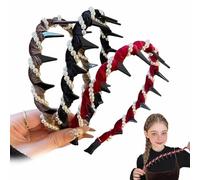 3 Diademas Vintage De Perlas Artificiales,Elegantes Diademas De Perlas,Diadema Anchas Con Diamantes ImitacióN Para Bodas,Onduladas Doble Cara Con Dientes