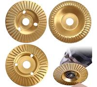 3 discos abrasivos de madera de 125 mm, diámetro interior de 22 mm, para amoladora angular, disco para tallar madera, accesorios de amoladora angular, fresa de madera, para amoladora angular