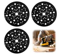 3 discos de lijado de 150 mm de diámetro, con de 70 agujeros, con cierre de para lijadora orbital Mirka, accesorios